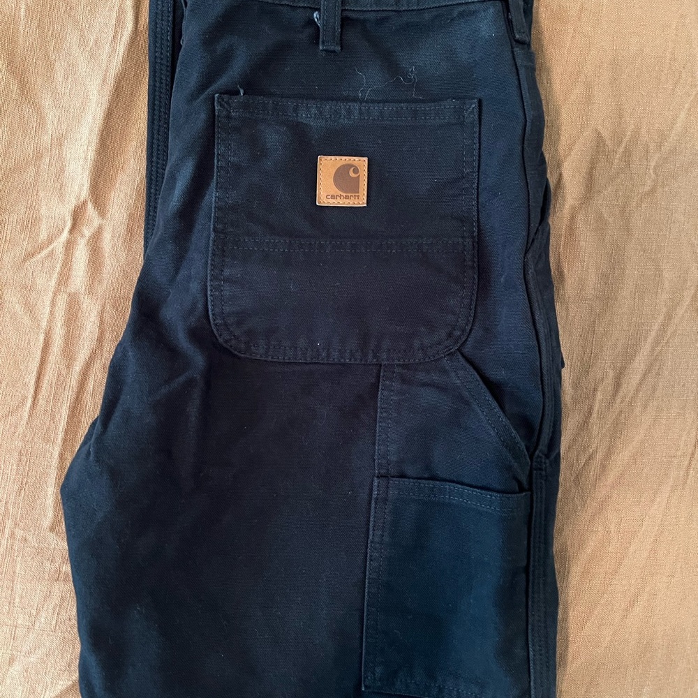 Carhartt Rugged Flex Relaxed Fit Canvas Flannel-Lined Utility Work Pant